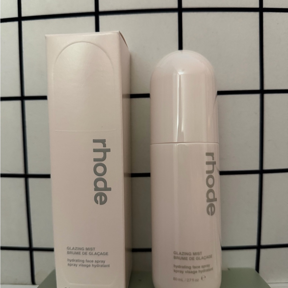 RHODE Glazing Mist Hydrating Face Spray β Pale Pink